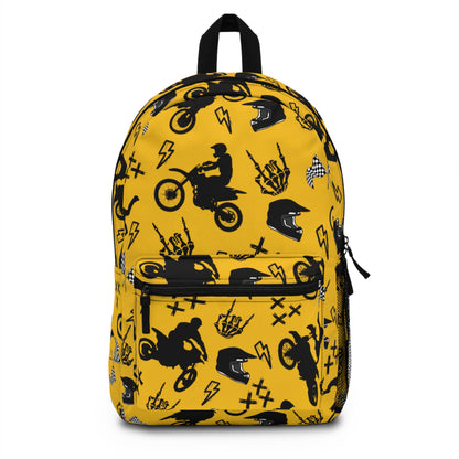 Moto Cross Backpack - Yellow