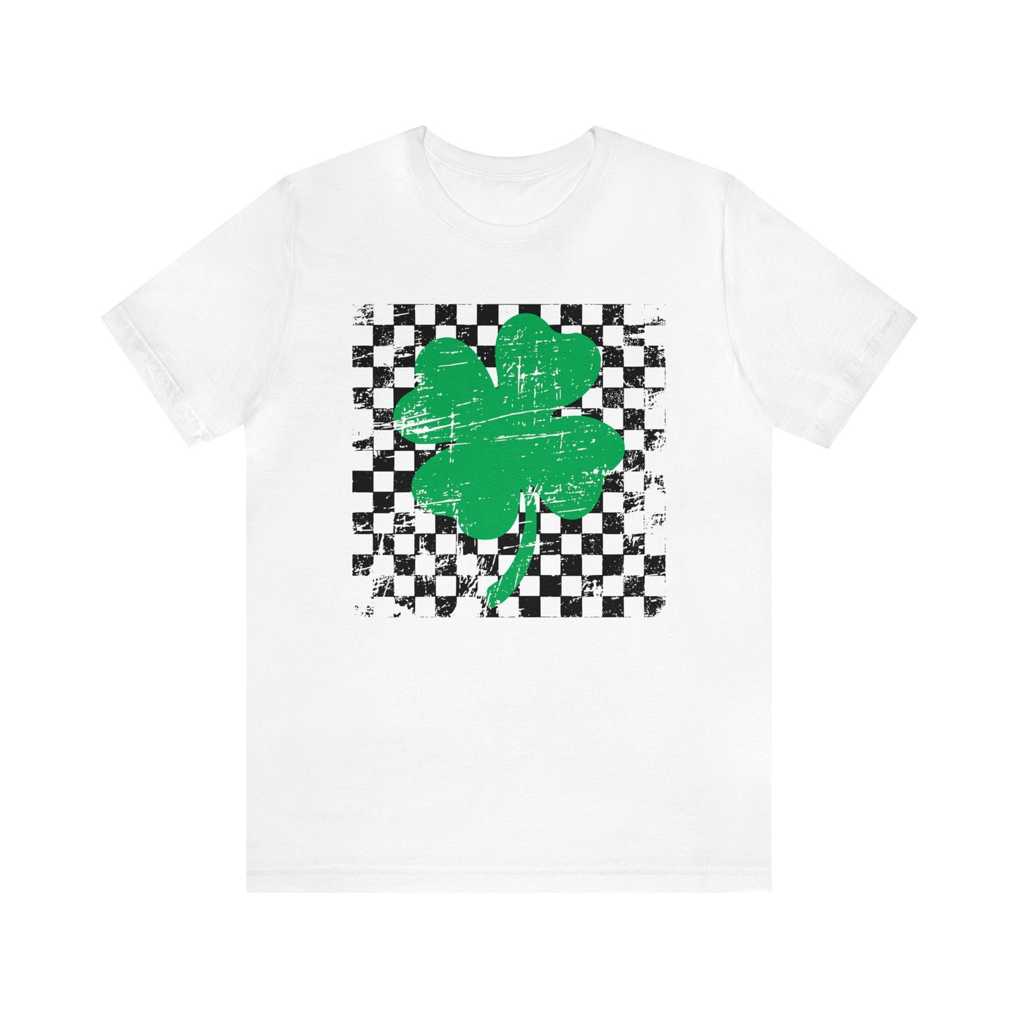 Checkered Sham- Adult T-Shirt