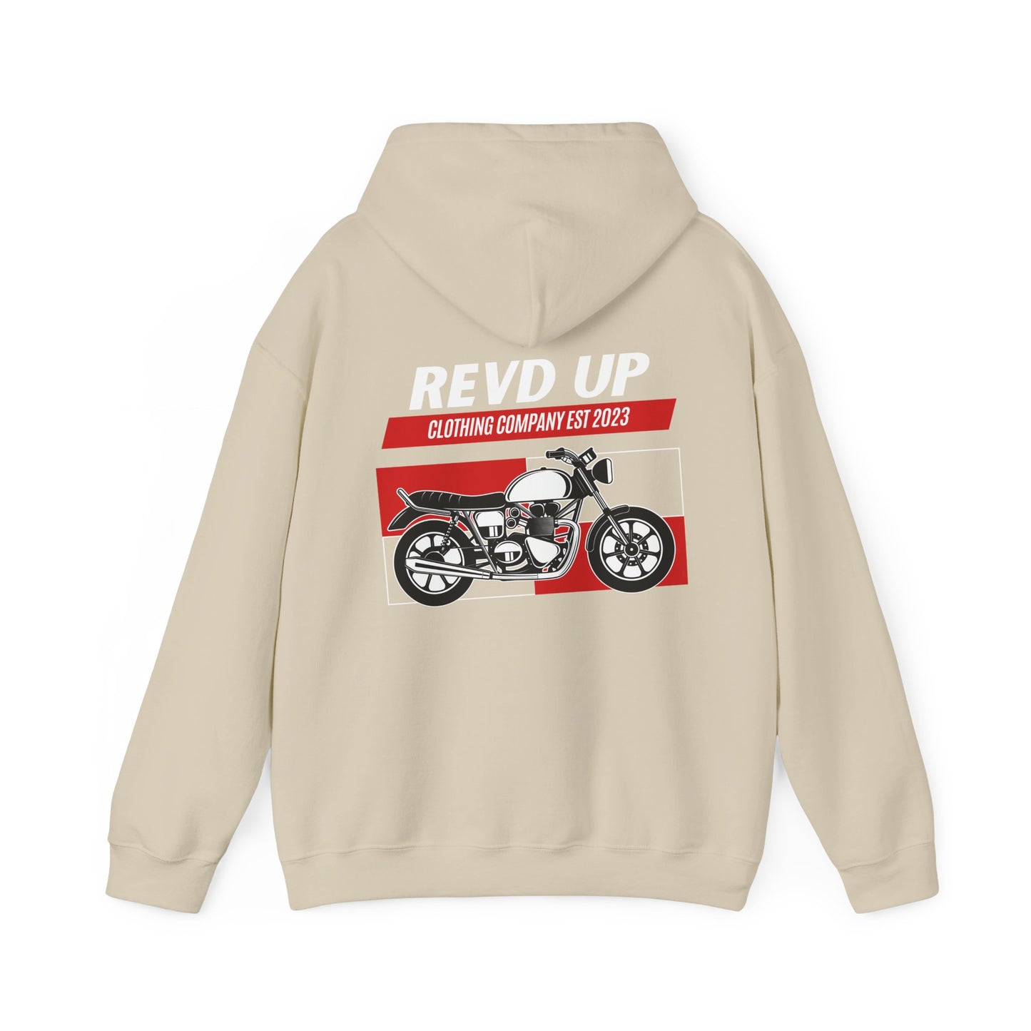 Vintage Moto- Adult Hooded Sweatshirt