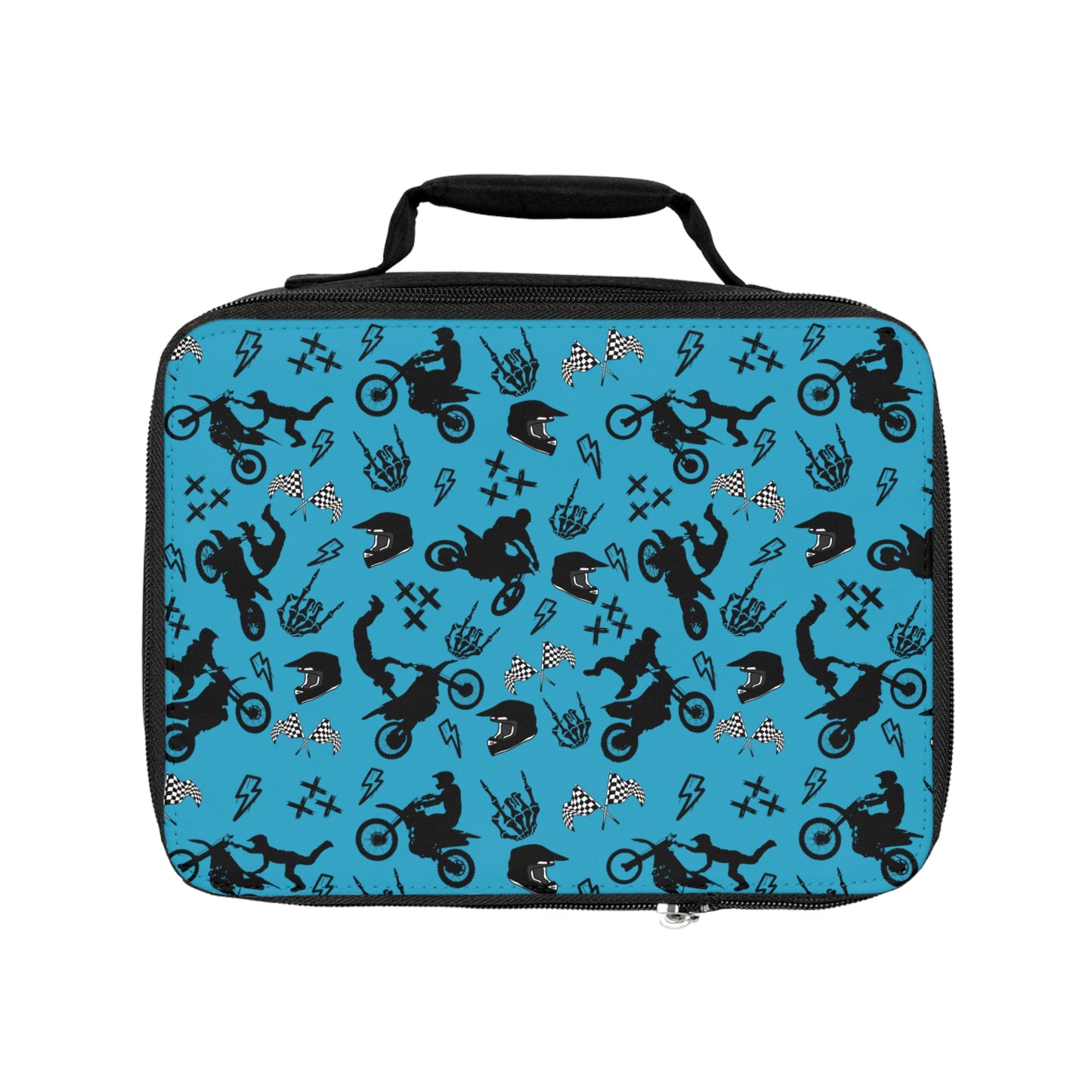 Moto Cross - Lunch Bag - Turquoise