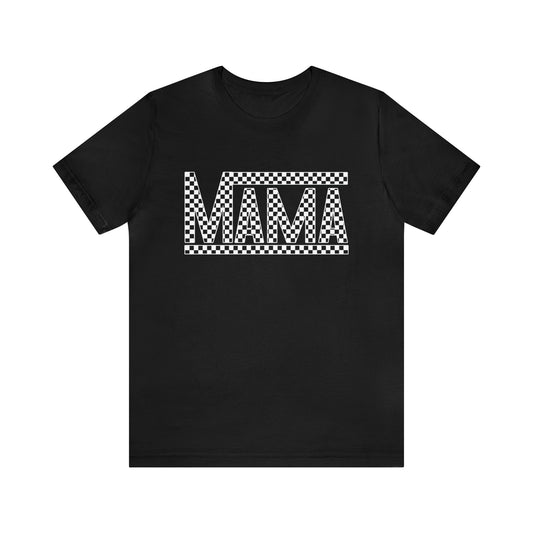 Checkered Mama- Adult T-Shirt