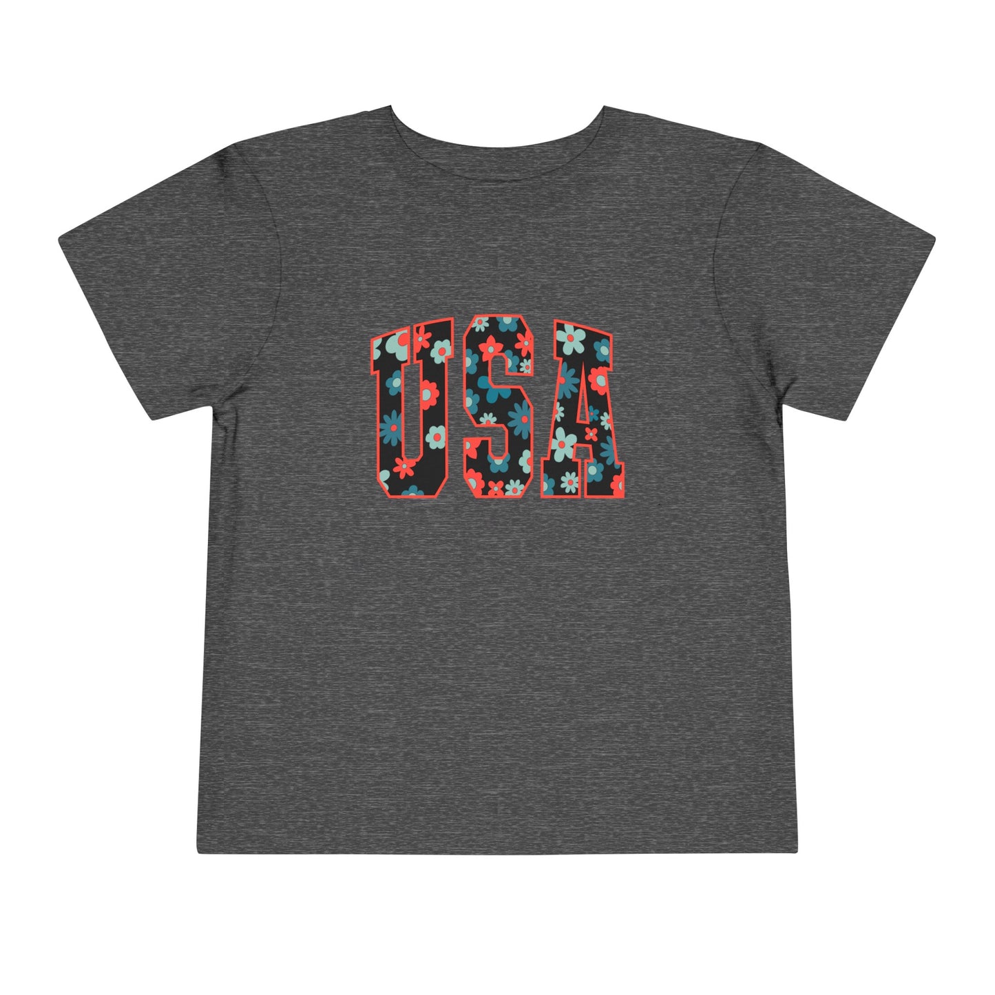 USA Flower - Toddler T-Shirt