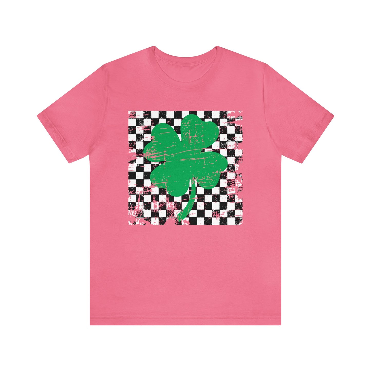 Checkered Sham- Adult T-Shirt