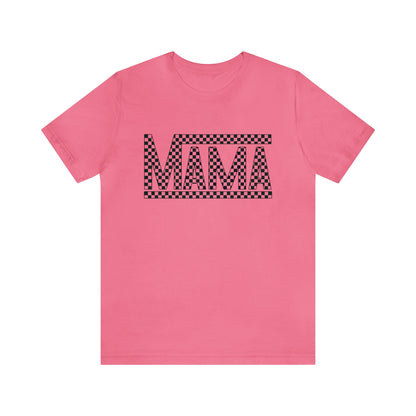 Checkered Mama- Adult T-Shirt