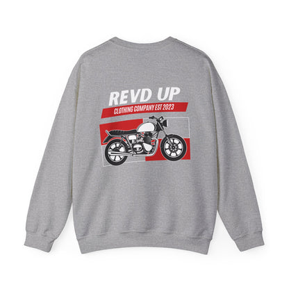 Vintage Moto- Adult Crewneck Sweatshirt