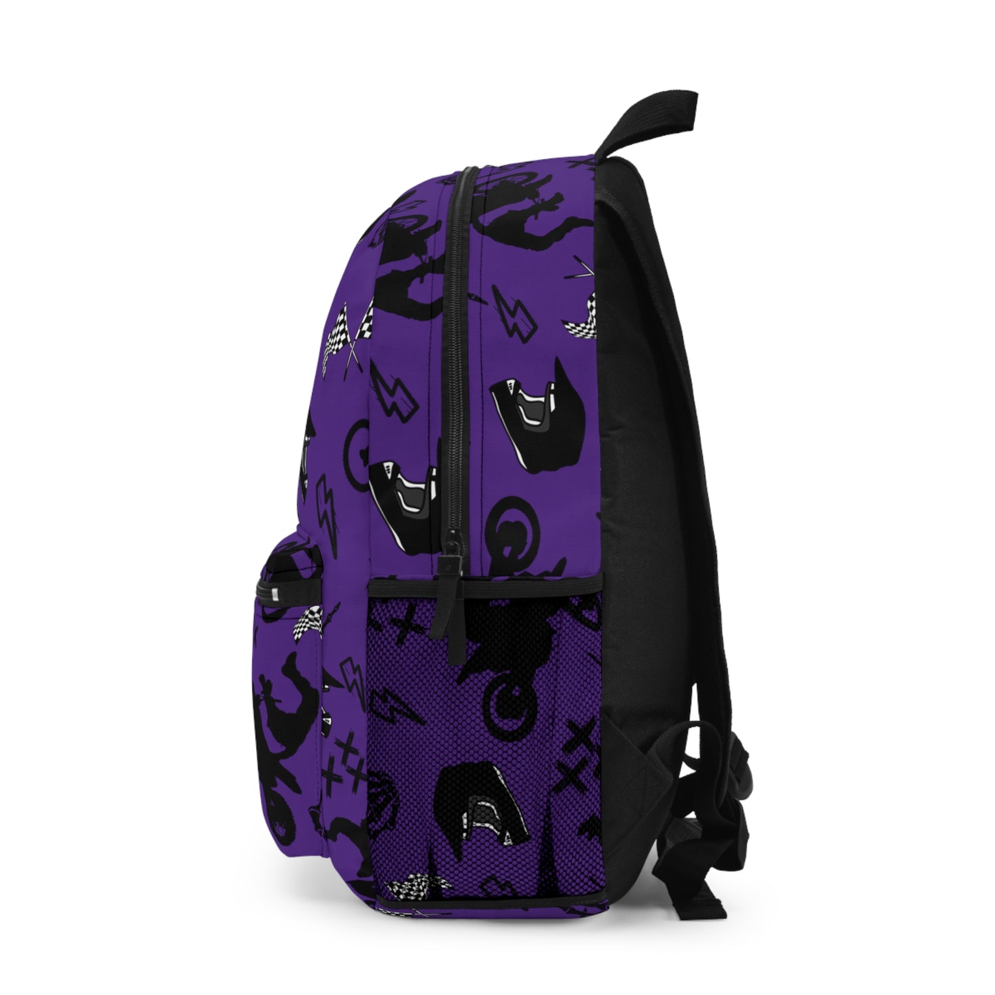 Moto Cross Backpack - Dark Purple