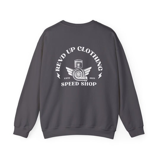 Speed Shop- Adult Crewneck Sweatshirt