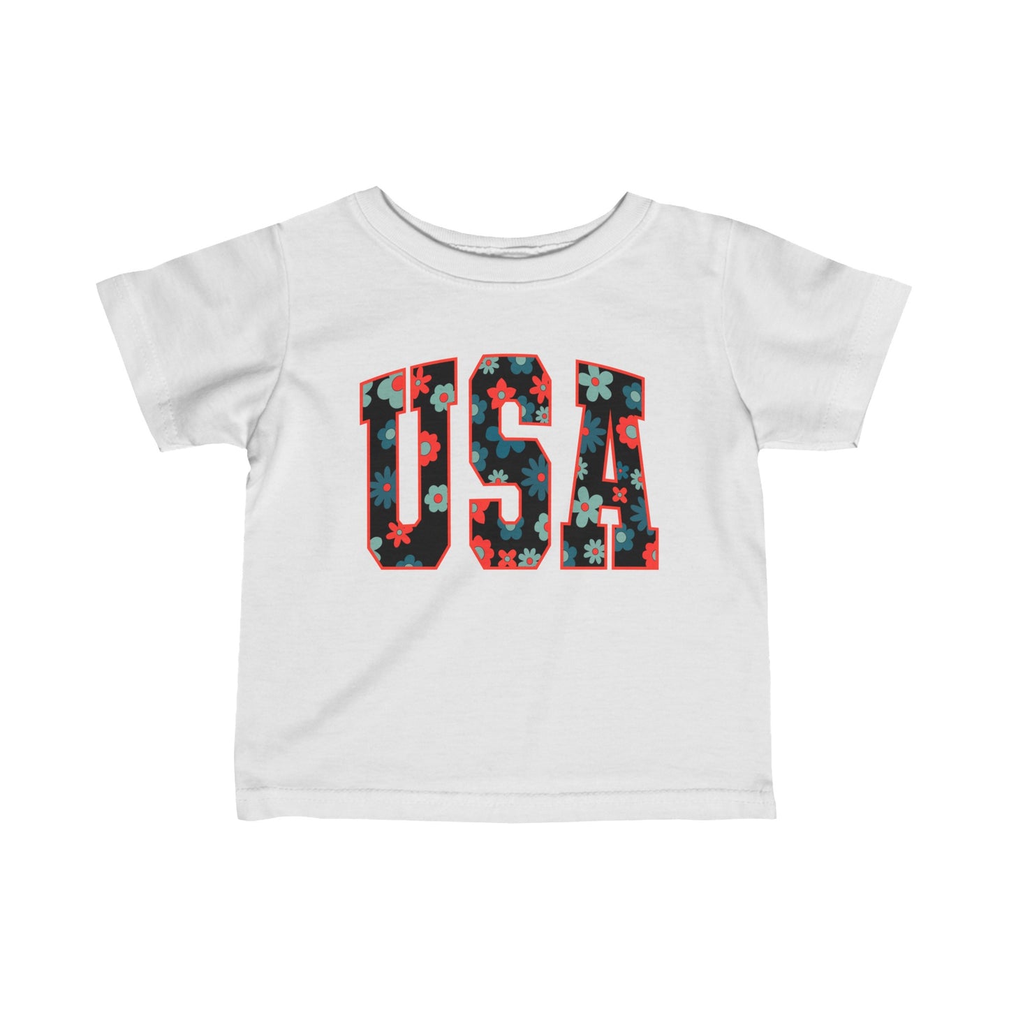 USA Flower - Infant T-Shirt