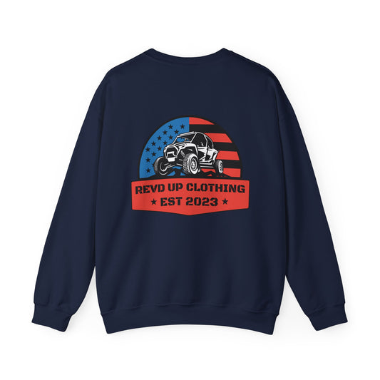 American Side By Side- Adult Crewneck Sweatshirt