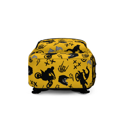 Moto Cross Backpack - Yellow