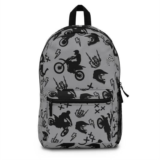 Moto Cross Backpack - Gray