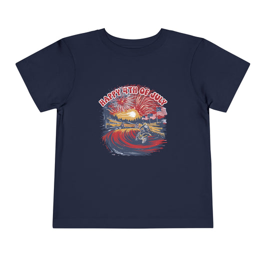 Fourth Of July Motocross - Toddler T-Shirt