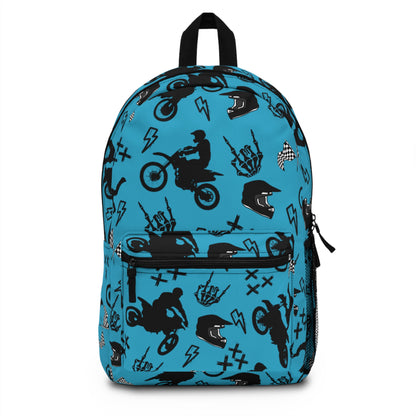 Moto Cross Backpack - Turquoise