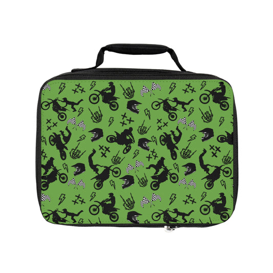 Moto Cross - Lunch Bag - Green