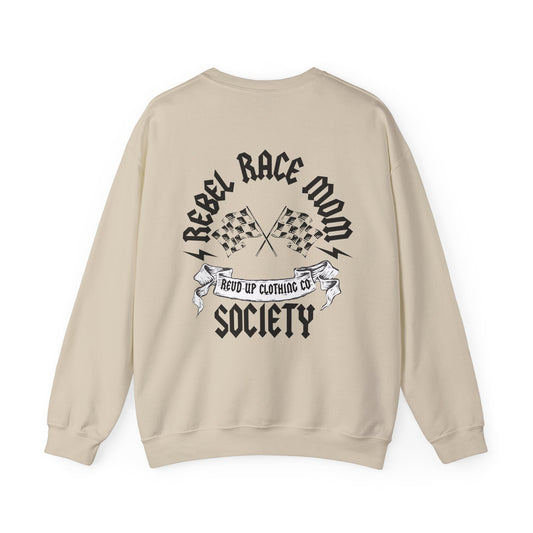 Rebel Race Mom- Adult Crewneck Sweatshirt