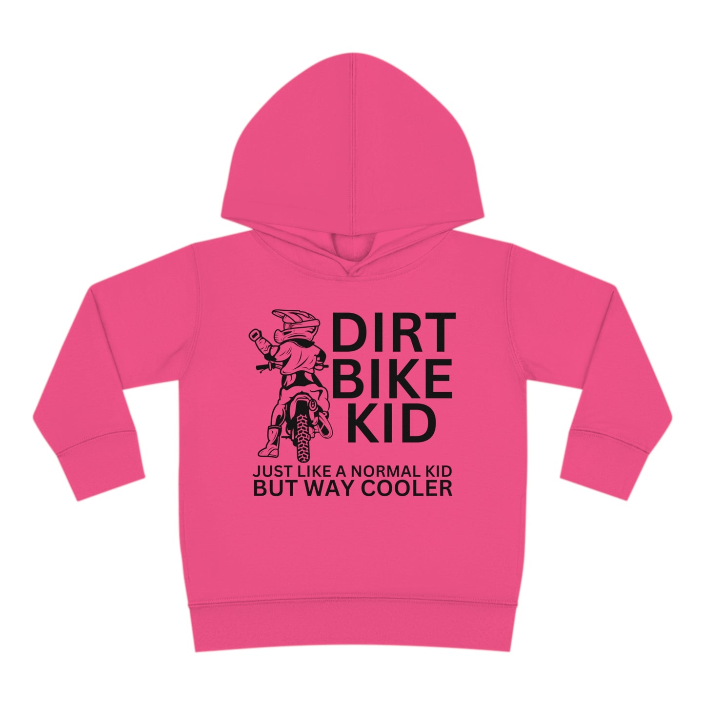 Dirt Bike Kid -Toddler Hooded Sweatshirt