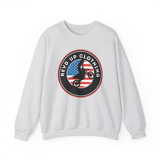 American Moto- Adult Crewneck Sweatshirt