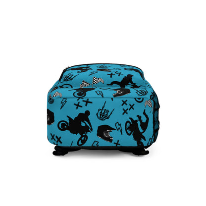 Moto Cross Backpack - Turquoise