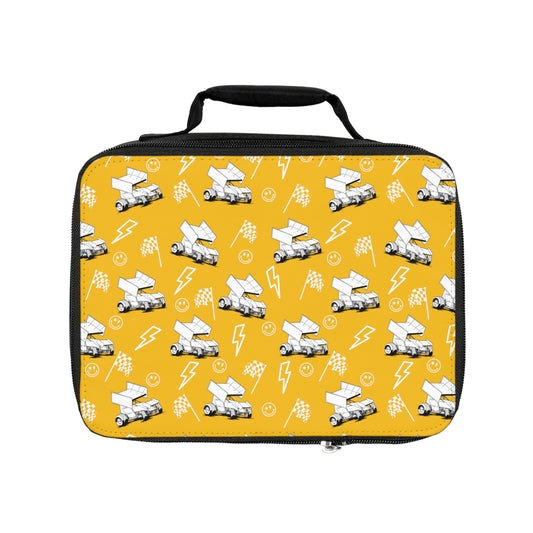 Sprint Car - Micro Racing - Lunch Bag- Yellow