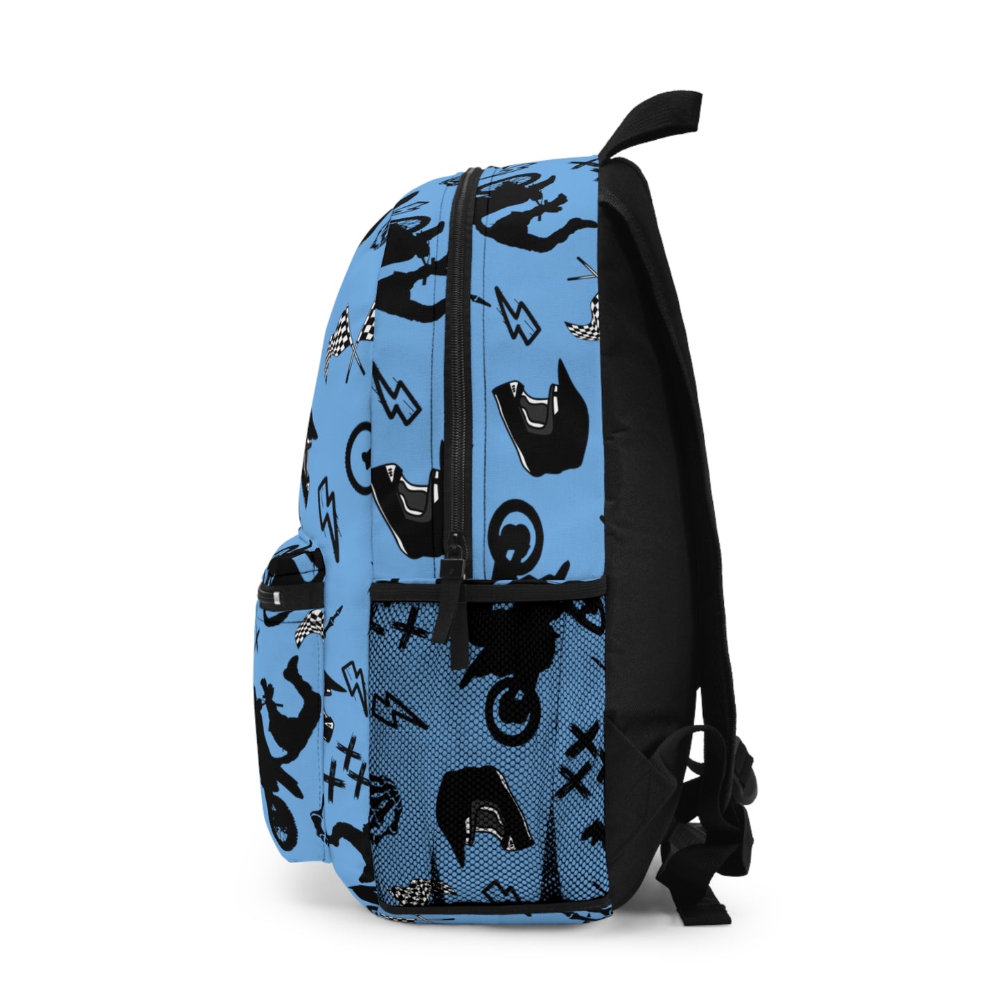 Moto Cross Backpack - Light Blue