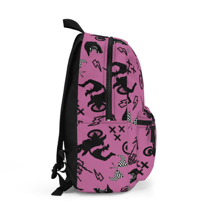 Moto Cross Backpack - Light Pink