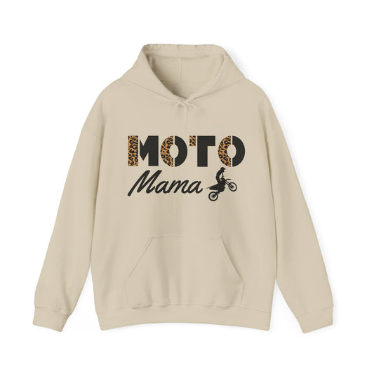 Wild Moto Mama- Adult Hooded Sweatshirt