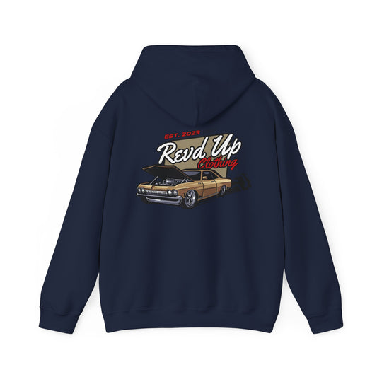 Retro- Adult Hooded Sweatshirt