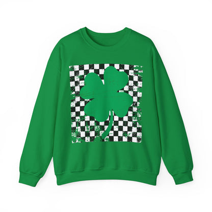 Checkered Sham- Adult Crewneck Sweatshirt