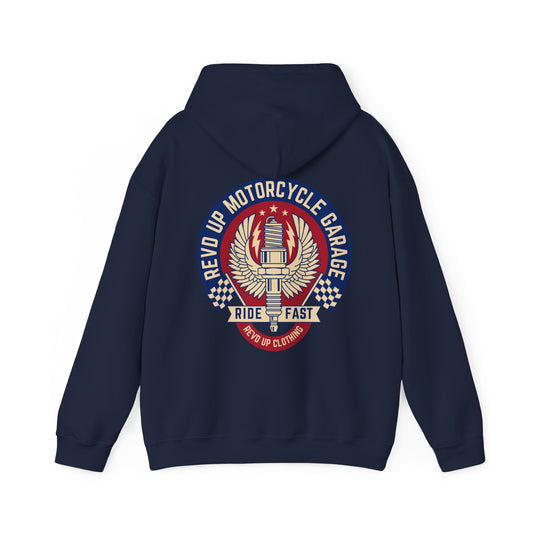 American Garage- Adult Hooded Sweatshirt