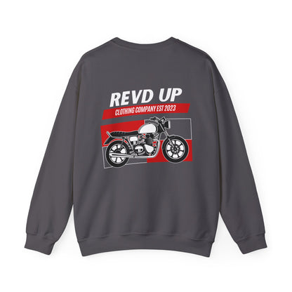 Vintage Moto- Adult Crewneck Sweatshirt