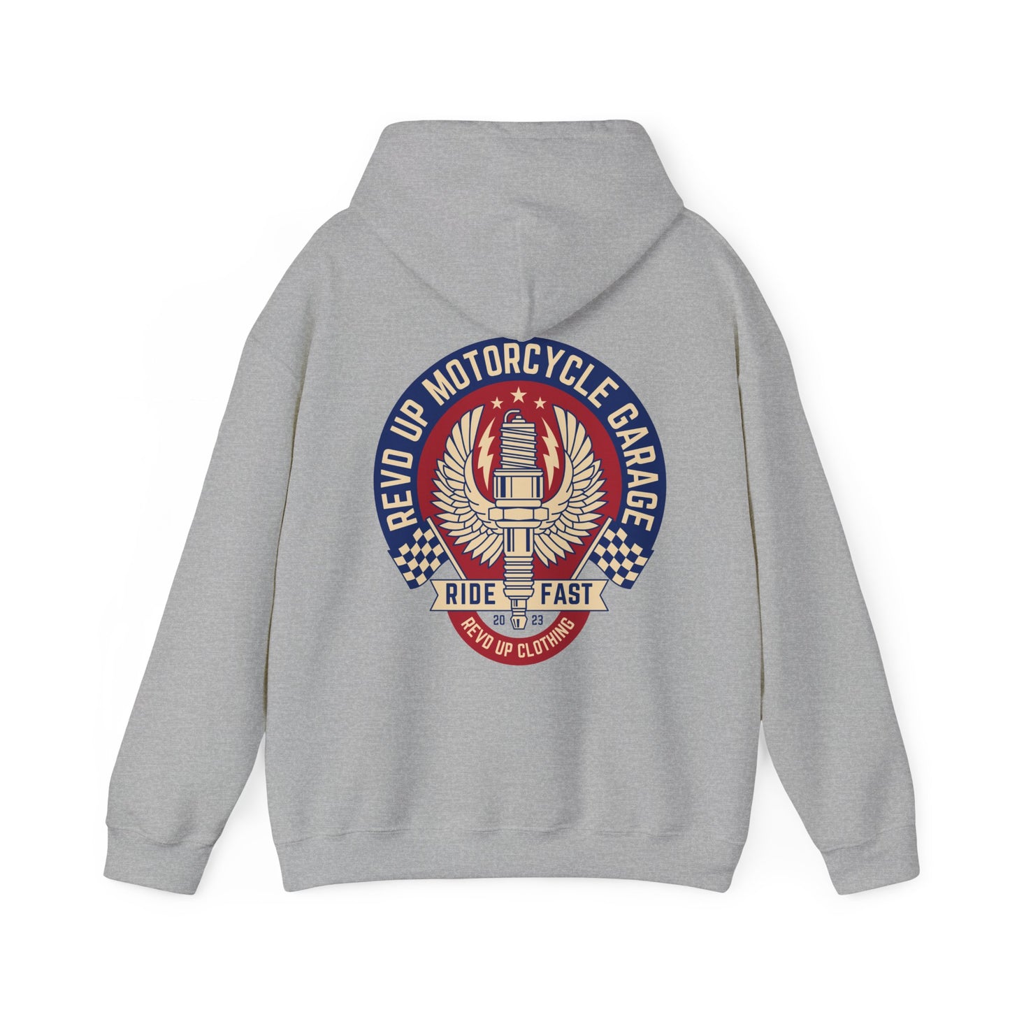 American Garage- Adult Hooded Sweatshirt