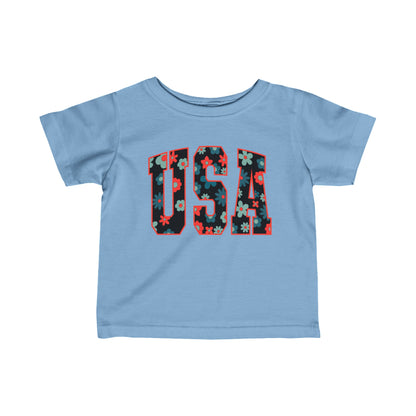 USA Flower - Infant T-Shirt