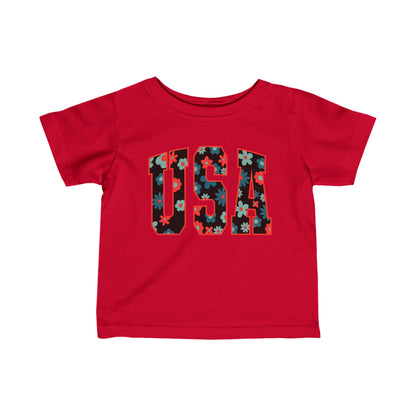 USA Flower - Infant T-Shirt