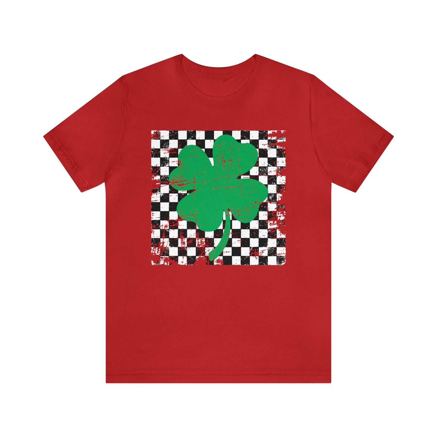 Checkered Sham- Adult T-Shirt