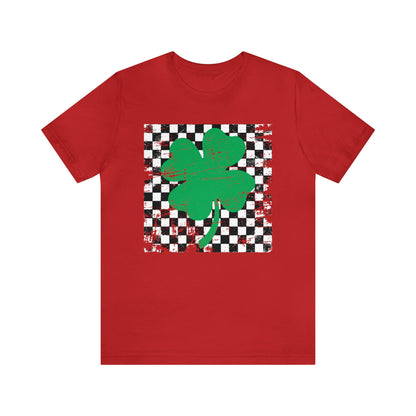 Checkered Sham- Adult T-Shirt