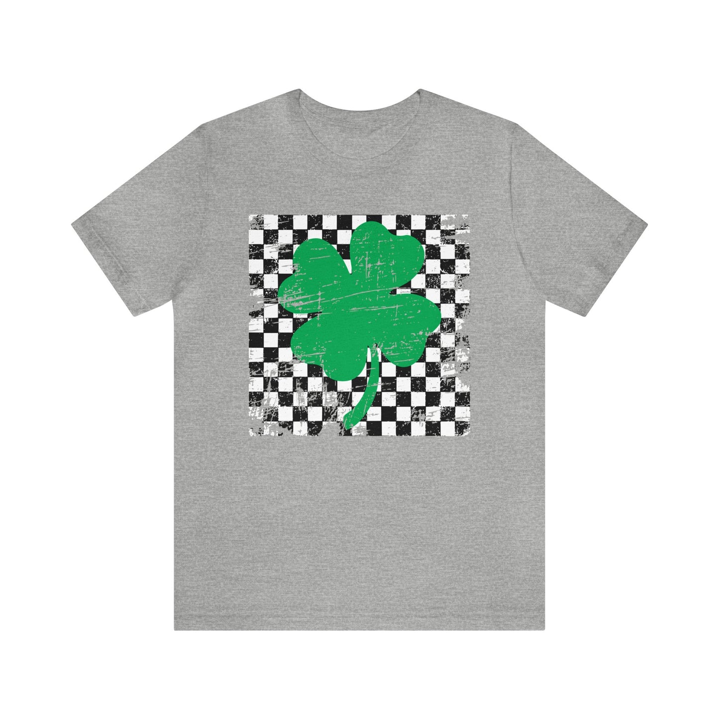 Checkered Sham- Adult T-Shirt