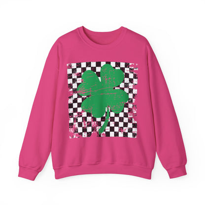 Checkered Sham- Adult Crewneck Sweatshirt