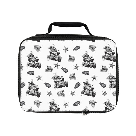 Quad Racing - Lunch Bag White