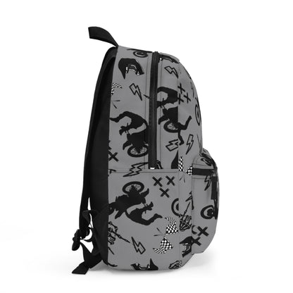 Moto Cross Backpack - Gray